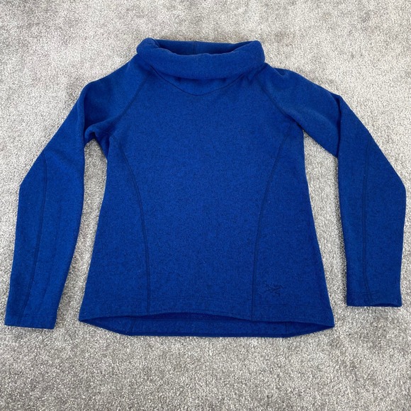 Arc'teryx Sweaters - Arcteryx Sweater Womens Extra Small Relaxed Fit Cowl Neck Fleece Pullover Blue